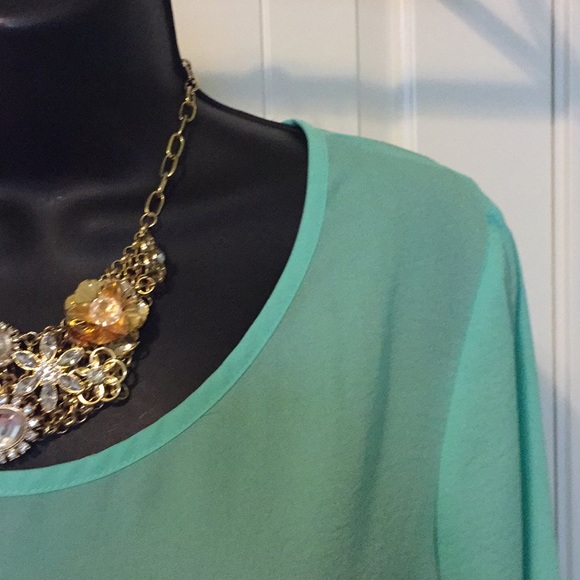 Light as air sea foam green tunic - Picture 2 of 3